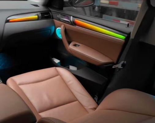 Luci ambientali Streamer dinamico+Alto a quattro porte per BMW X3/X4 ((2012-2017)