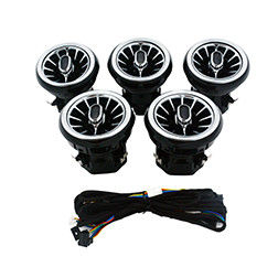 Ambient LED Air Vent Turbine Console Decorative For Mercedes W117