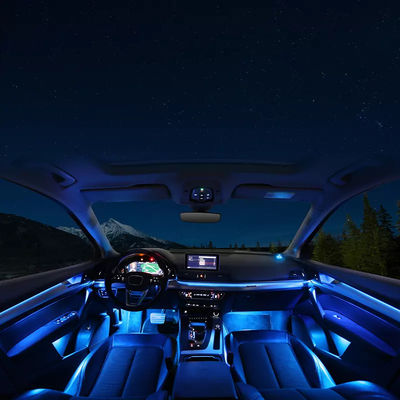 12V auto decorativa all'interno della luce LED 64 colori multi colori per Audi Q5