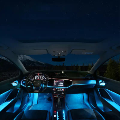 Luci illuminate dell'atmosfera dell'automobile del LED, illuminazione ambientale interna automatica 30 colori