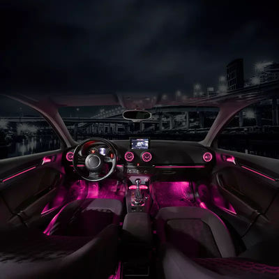 21 Colore Auto Luce Ambiente LED Illuminato Decorativo Per Audi A3 ODM
