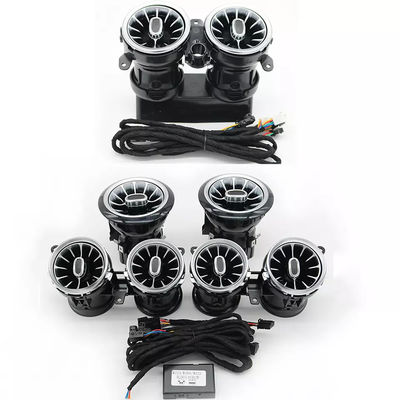 Front Rear Auto Air Conditioning Vents 64 Colors Ambient For Mercedes OEM