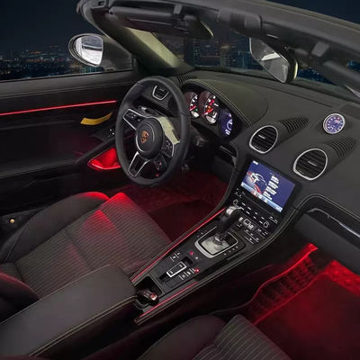Decorazione interna automatica Strisce luminose a LED Luce ambientale per auto per Porsche Boxster 718