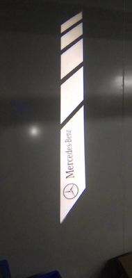 DC 12V Specchio LED Car Logo Welcome Light 6500K Per Mercedes Benz ODM