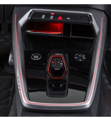 Luce interna Crystal Car Gear Shift Handle della manopola LED dell'ingranaggio dell'automobile per Audi A3 2021-2023 con luce ambientale originale