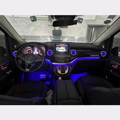Sistema di illuminazione interna LED per auto Luci interni LED per auto Kit di illuminazione ambientale Per Mercedes Classe V W447