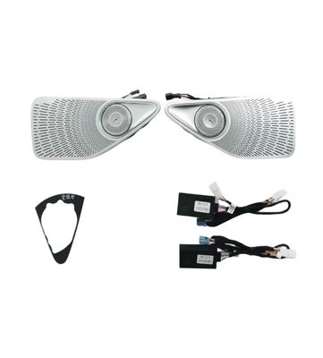 توئیترهای صوتی خودرو با کیت روشنایی محیط LED 64 رنگ 4D تعویض توئیترهای چرخش برای مرسدس بنز کلاس S W223