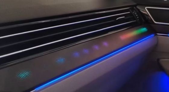 Luci ambientali Rainbow symphony dinamico Quince wood Pattern Modello per VW Magotan B8 ((2017-2023)