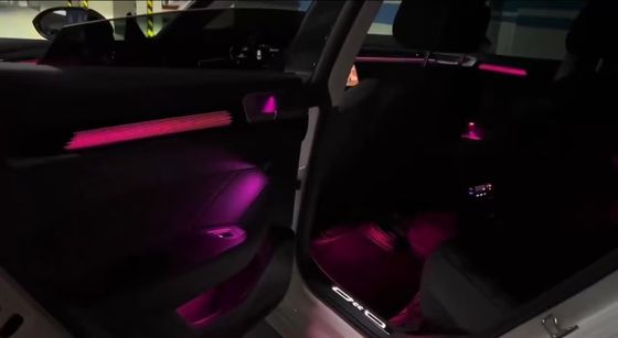 Illuminazione ambientale RGB Progettazione dello stampo reticolare per VW CC ((2021-2024)