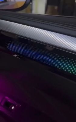 Luci ambientali Sinfonia arcobaleno dinamica Progettazione dello stampo reticolare per VW CC ((2021-2024)