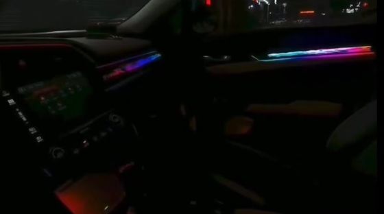 Ambient lights Rainbow symphony dynamic carbon fiber Ribbon style for Honda Civic(2016-2021)
