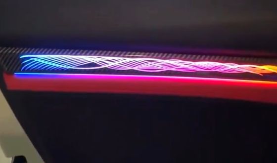 Ambient lights Rainbow symphony dynamic carbon fiber Ribbon style for Honda Civic(2016-2021)
