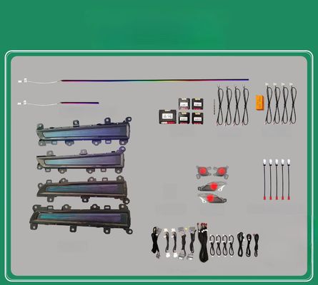 چراغ های محیطی سینفونی رنگین کمان پویا طراحی تراشه اژدهای چرم + پوشش توئیتر برای هوندا سیویک / اینترا ((2022-2023)