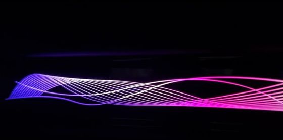 Ambient lights Rainbow symphony dynamic Piano black Ribbon style+Tweeter cover for Honda Civic/Integra(2022-2023)