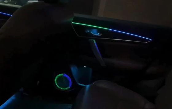 Luci ambientali Rainbow symphony dinamica in fibra di carbonio Starry Sky design (senza trim per passeggeri) per Honda AVANCIER/URV (2023)