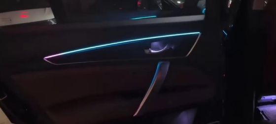 Luci ambientali Rainbow symphony dinamica in fibra di carbonio Starry Sky design (senza trim per passeggeri) per Honda AVANCIER/URV (2023)