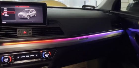 چراغ های محیطی رنگین کمان سمفونی پویا 1: 1 طراحی قالب برای Audi Q5L (2018-2023)
