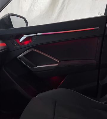 Luci ambientali Sinfonia arcobaleno dinamico Pannello trim passeggeri + Radium intaglio quattro porte per Audi Q3 (2019-2023)