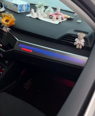 Luci ambientali Sinfonia arcobaleno dinamico Pannello trim passeggeri + Radium intaglio quattro porte per Audi Q3 (2019-2023)