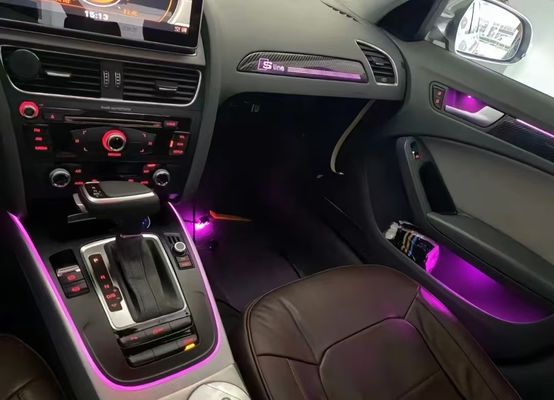 Illuminazione ambientale in fibra di carbonio RGB o legno di cenere (modus design) per Audi A4 (2009-2016)