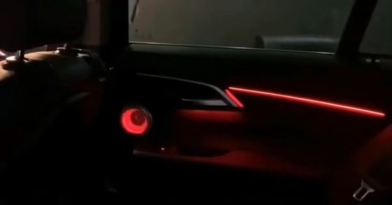 چراغ های محیطی LED RGB+شبکه رنگ متوسط برای BMW X1 ((نسخه سه محفظه)) ((2016-2023)