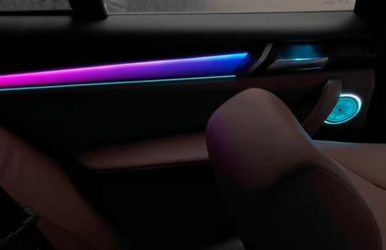 Luci ambientali Streamer dinamico+Alto a quattro porte per BMW X3/X4 ((2012-2017)