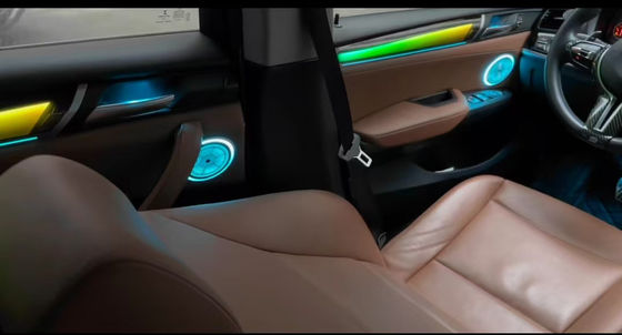 Luci ambientali Streamer dinamico+Alto a quattro porte per BMW X3/X4 ((2012-2017)
