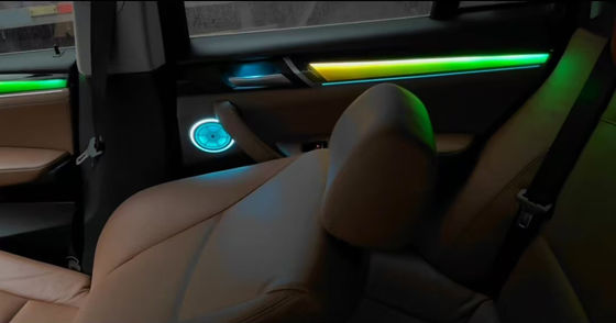 Luci ambientali Streamer dinamico+Alto a quattro porte per BMW X3/X4 ((2012-2017)