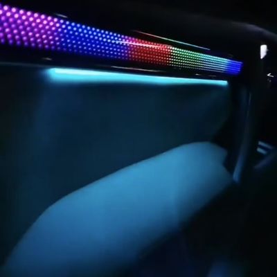 Luce ambientale del drago in fibra di carbonio Modello di scala per Land Cruiser