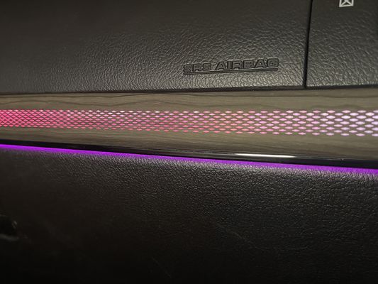 Dynamic Rainbow Symphony Ambient Light for 2010+ Toyota Prado Wood Effect Button Control