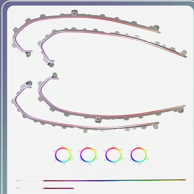 22 luci a colori fantasma per ZEEKR 007 luce ambientale, schermo/applet We Chat/controllo app
